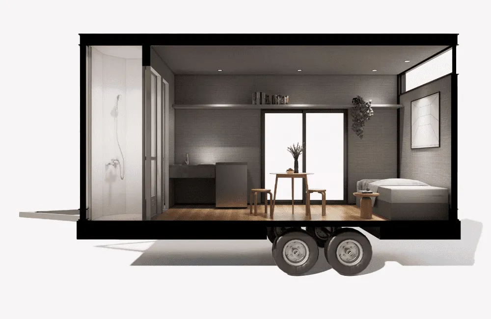 MEGA BOX トレーラーキャビン スライド 18