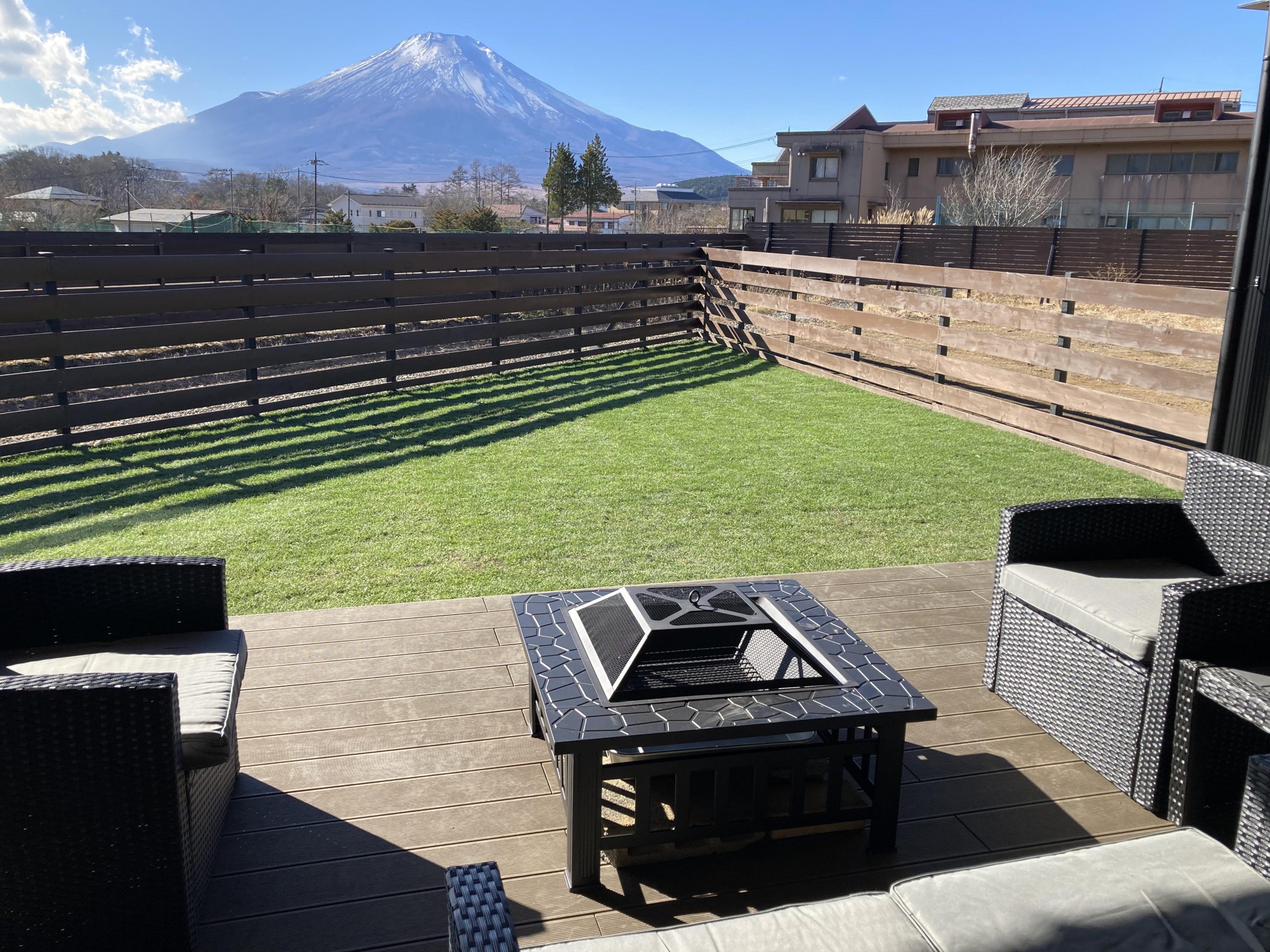 ドックランも完備していますのでわんちゃんも自然を楽しむことができます。