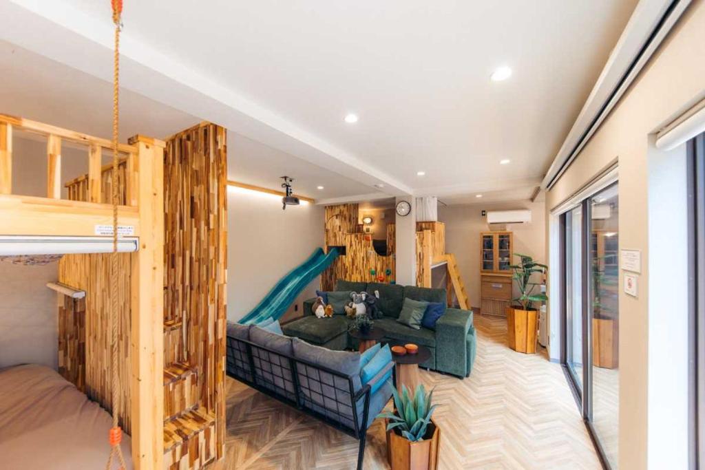 なんといってもこの遊び心空間は他の宿泊施設とは一線を画しています。