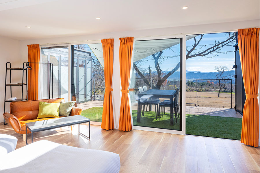 主役は自然。施設内の雰囲気やデザインは自然との調和を意識しています。